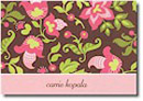 Boatman Geller Stationery - Brown Floral (#16337)