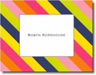 Boatman Geller Stationery - Bright Diagonal Stripe Folded Note (#17319)