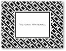 Boatman Geller Stationery - Chain Link Black (17346)