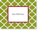 Boatman Geller Stationery - Ann Tile Jungle Folded Note (#403P01A13)