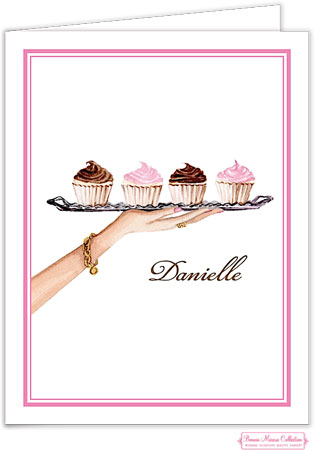 Personalized Stationery/Thank You Notes by Bonnie Marcus - Dessert Tray