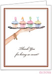 Personalized Stationery/Thank You Notes by Bonnie Marcus - Baby Cupcakes