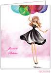 Personalized Stationery/Thank You Notes by Bonnie Marcus - Floating Party Girl