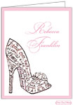 Personalized Stationery/Thank You Notes by Bonnie Marcus - Stunning Shoe
