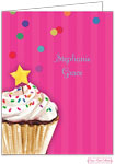 Personalized Stationery/Thank You Notes by Bonnie Marcus - Sprinkles And Confetti (Pink)