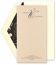 Checkerboard - Stationery (Fusion - Flat Card ESC-BUN-S)