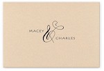 Checkerboard - Stationery (Fusion - Folded Note ESC-BWL-S)