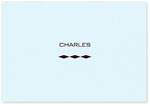 Checkerboard - Stationery (Harlequin - Folded Note) (SPR-SRF-Y)