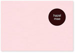 Checkerboard - Stationery (Shades of Pink - Folded Note) (SPR-XON-I)