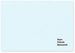 Checkerboard - Stationery (Bebe Blue - Folded Note) (SPR-YUT-V)