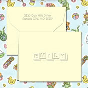 Classic Impressions Embossed Personalized Stationery - Building Block Informal Note (WRT192)