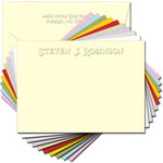 Classic Impressions Embossed Personalized Stationery - Create-Your-Own Correspondence Card (RT41A)