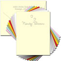 Classic Impressions Embossed Personalized Stationery - Create-Your-Own Informal Card (RT41B)