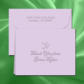 Classic Impressions Embossed Personalized Stationery - Graduation Informal Note (RT46B)