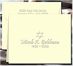 Classic Impressions - Embossed Bereavement Notes (Bereavement Notes with Star of David) (WRT138)