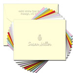Classic Impressions Embossed Personalized Stationery - Create-Your-Own Correspondence Note (WRT206)