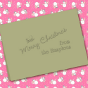 Classic Impressions Embossed Holiday Stationery - Merry Christmas (Sleigh Notes)