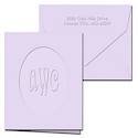 Classic Impressions Embossed Stationery - Cameo Informal Note (ES704B)