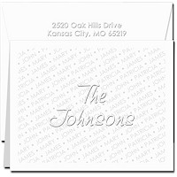 Classic Impressions Embossed Stationery - Family Appreciation Informal Note (ES724C)