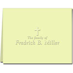 Classic Impressions - Embossed Bereavement Notes (In Memory Informal Notes) (ES735C)