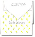 Classic Impressions Embossed Stationery - Golden Daisy Notes (ES725B)
