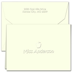 Classic Impressions Embossed Stationery - Apple Correspondence Notes (WB7013)