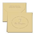 Classic Impressions Embossed Holiday Stationery - Holly Holiday Notes