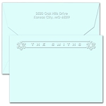 Classic Impressions Embossed Holiday Stationery - Snowflake Marquee Cards (WB7024)