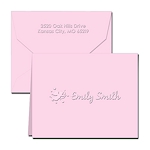 Classic Impressions Embossed Stationery - Cupid Valentines (WB7112)