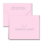Classic Impressions Embossed Stationery - Love Heart Valentines (WB7134)