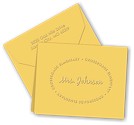 Classic Impressions Embossed Stationery - Teacher Unity Notes (WB7025)