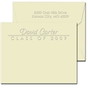Classic Impressions Embossed Stationery - Century Line Graduation Card (WB7163)