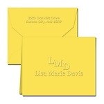 Classic Impressions Embossed Stationery - Windsor Informal Notes (WB8021)