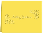 Classic Impressions -  Paisley Swirl Informal Note (WB8095)
