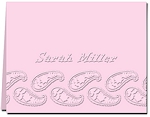 Classic Impressions -  Embossed Paisley Note (WB8096)