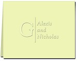 Classic Impressions Embossed Stationery - Reflections Informal Note (WB8107)