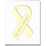 Classic Impressions Embossed Stationery - Yellow Ribbon Awareness Informal Note (WB8133)