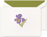 Boxed Thank You Notes by Crane (Engraved Iris)