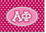 Sorority Folded Notes - Alpha Phi Greek Dots (AF)