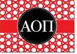 Sorority Folded Notes - Alpha Omicron Pi (AOP)