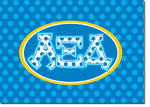 Sorority Folded Notes - Alpha Xi Delta Greek Dots (AXD)