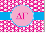 Sorority Folded Notes - Delta Gamma Greek Rings (DG)
