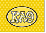 Sorority Folded Notes - Kappa Alpha Theta Greek Dots (KAQ)