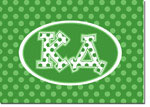 Sorority Folded Notes - Kappa Delta Greek Dots (KD)
