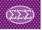 Sorority Folded Notes - Sigma Sigma Sigma Greek Dots (SSS)