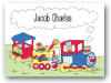 Dinky Designs Foldover Notes - Train