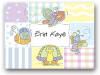 Dinky Designs Foldover Notes - Bugs