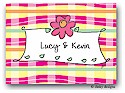 Dinky Designs Foldover Notes - Pretty Plaid