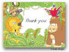 Dinky Designs Foldover Notes - Safari Scene