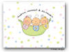 Dinky Designs - Triplet Peapod 2 Girls 1 Boy TY (NCL-124P-06_T25)